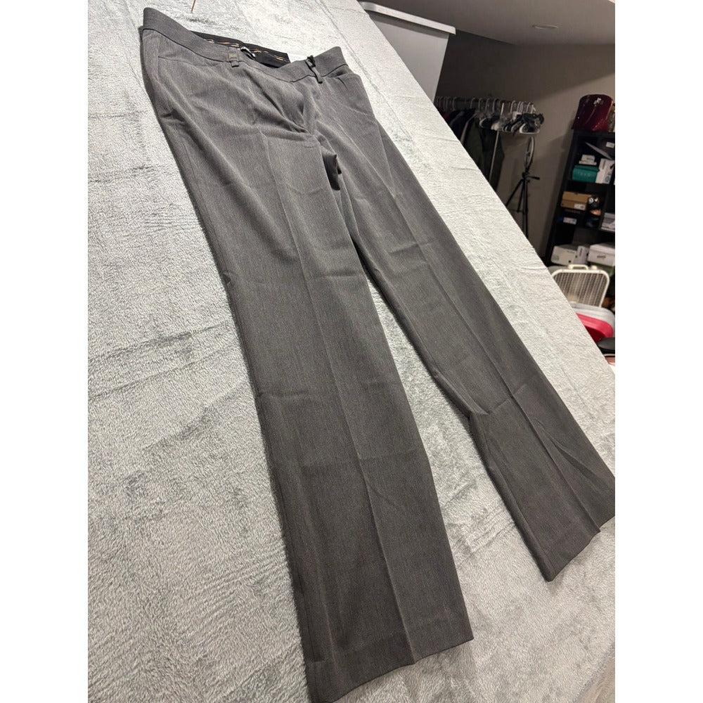 Express 14R Gray Editor Flare Leg Low Rise Pants Womens Professional Vintage