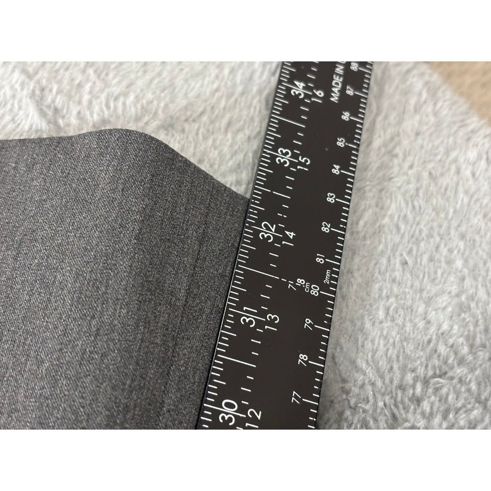 Express 14R Gray Editor Flare Leg Low Rise Pants Womens Professional Vintage
