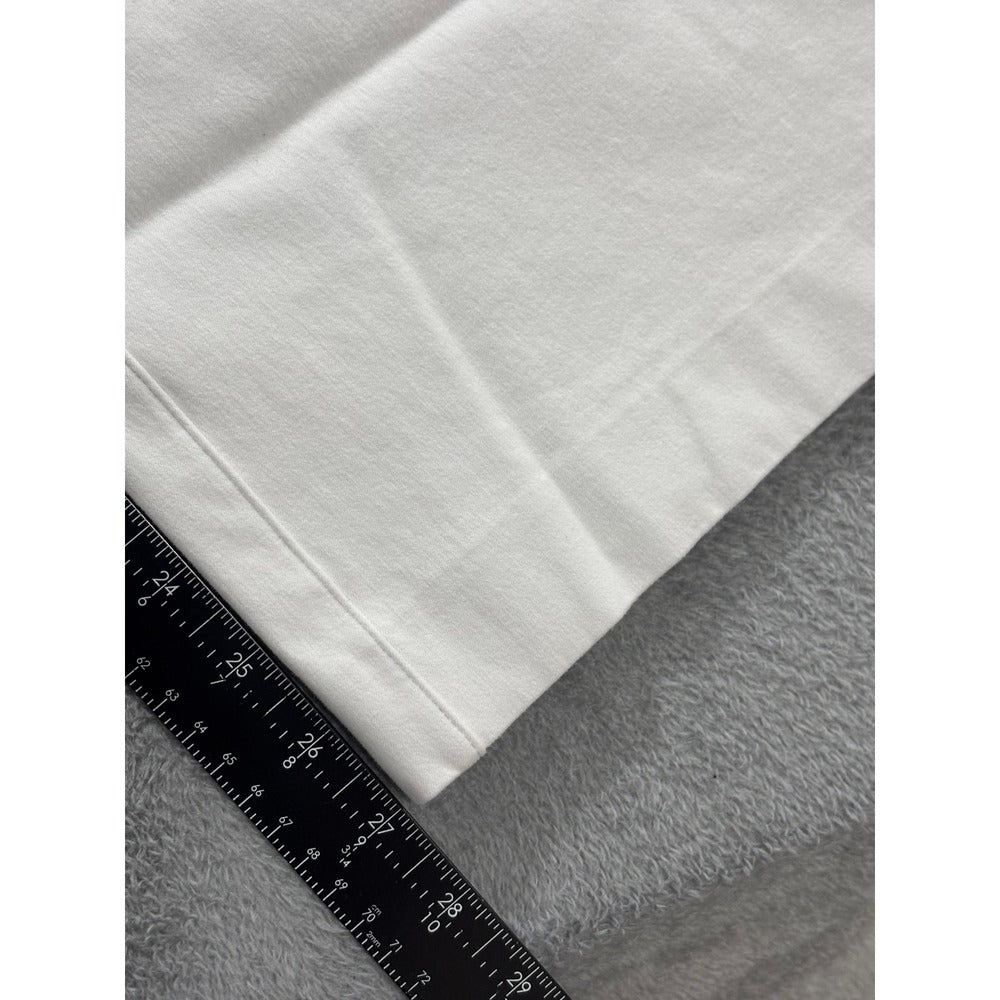 Spanx Womens 1X White Wide Leg Crop Pants Casual Preppy Stretch Trousers
