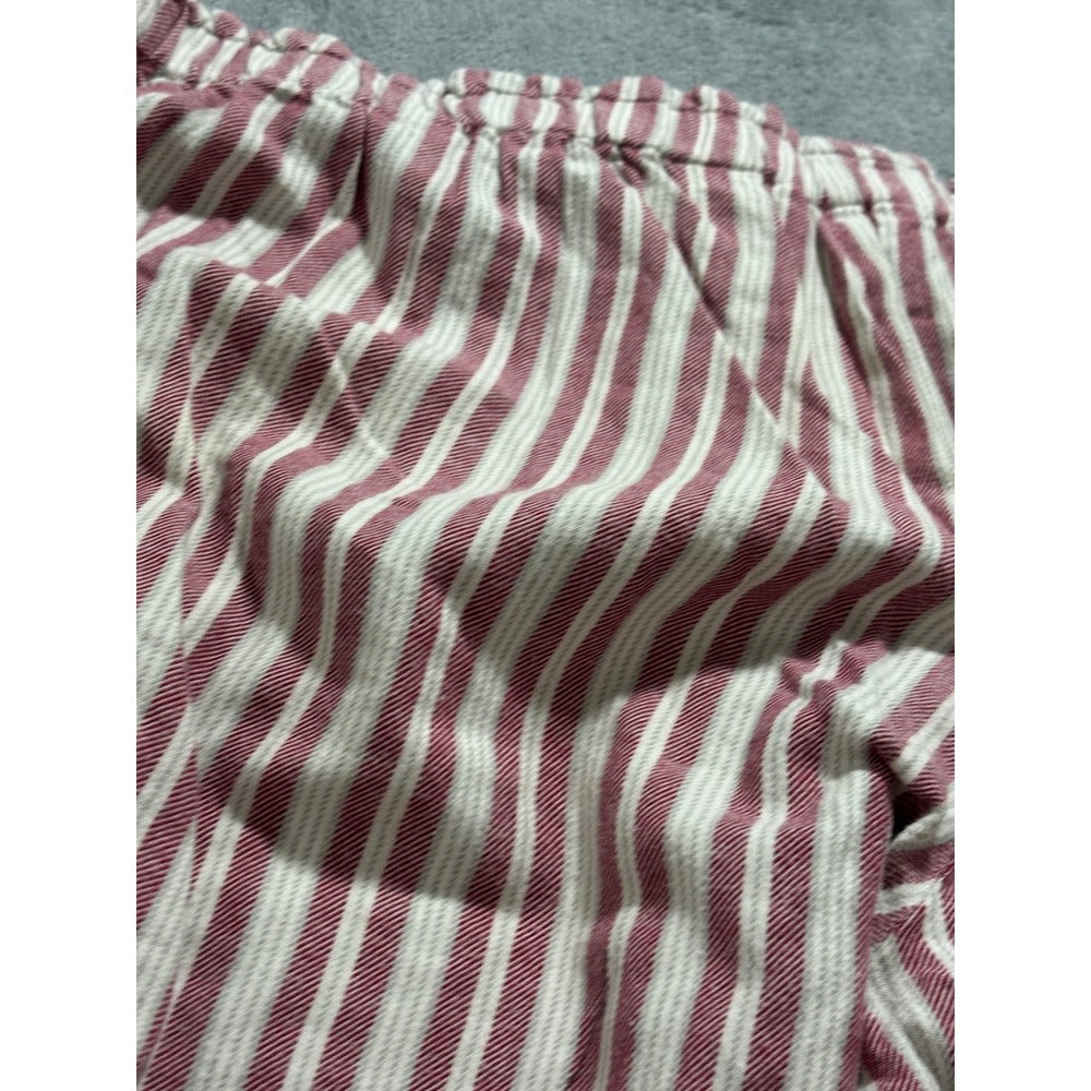 Eddie Bauer L Red Striped Womens Pajama Pants Casual Cozy Loungewear