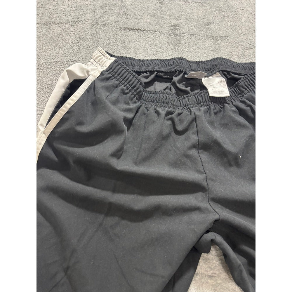 Nike XL Black White Track Pants Womens Athleisure Vintage Relaxed Fit