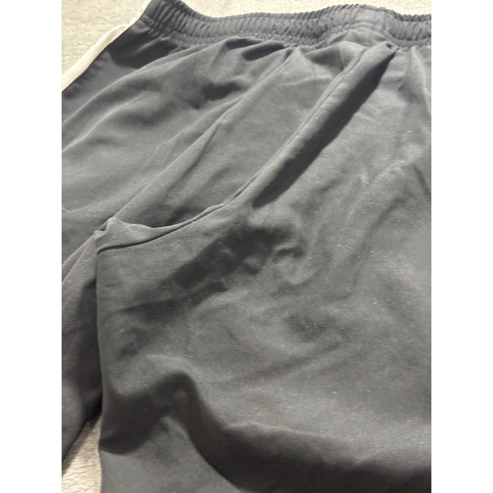 Nike XL Black White Track Pants Womens Athleisure Vintage Relaxed Fit