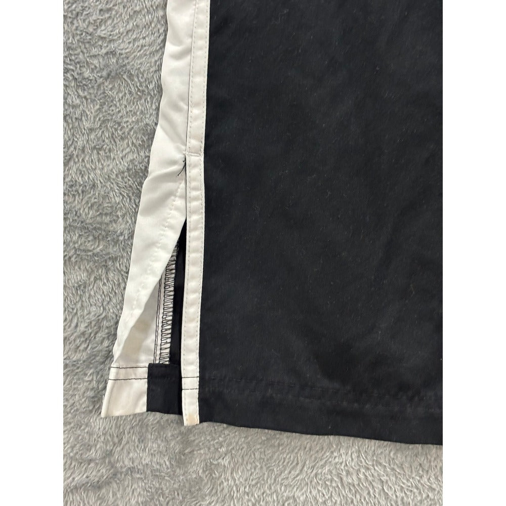 Nike XL Black White Track Pants Womens Athleisure Vintage Relaxed Fit