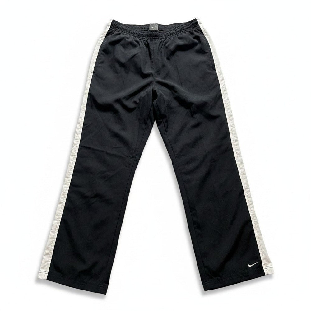 Nike XL Black White Track Pants Womens Athleisure Vintage Relaxed Fit