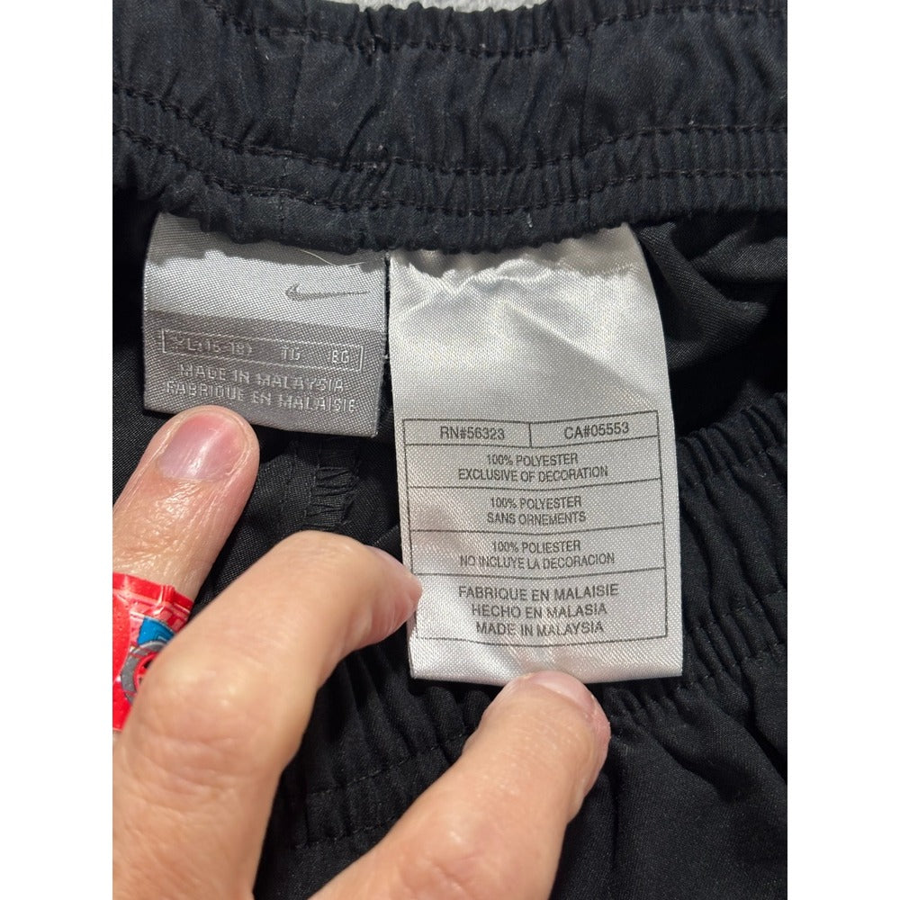 Nike XL Black White Track Pants Womens Athleisure Vintage Relaxed Fit