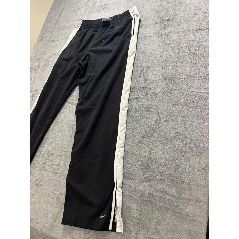 Nike XL Black White Track Pants Womens Athleisure Vintage Relaxed Fit