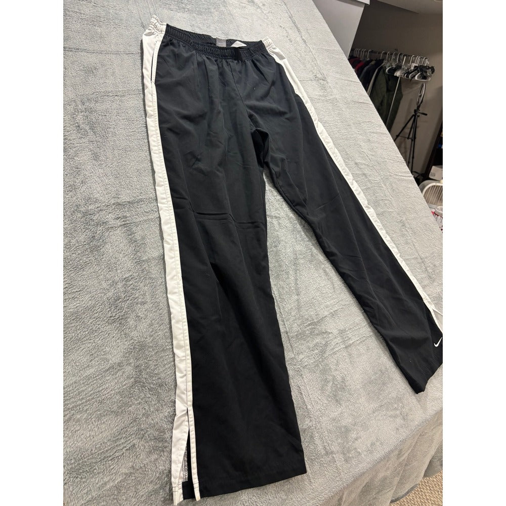 Nike XL Black White Track Pants Womens Athleisure Vintage Relaxed Fit
