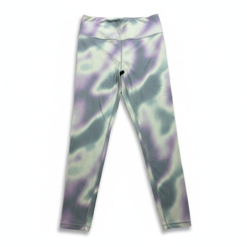 Athleta Girl Blue Purple Tie Dye Tights Size 16