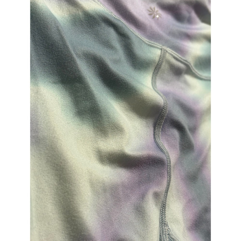 Athleta Girl XXL/16 Blue Purple Tie Dye Ultra High Rise Chit Chat 7/8 Tight