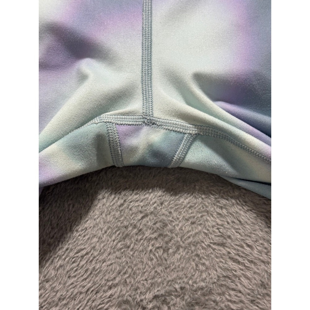 Athleta Girl XXL/16 Blue Purple Tie Dye Ultra High Rise Chit Chat 7/8 Tight