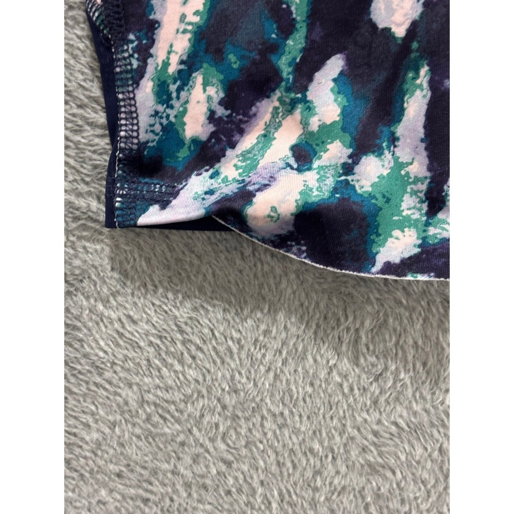 Old Navy Active Womens L Plus Blue Green Go-Dry Leggings Athleisure Casual