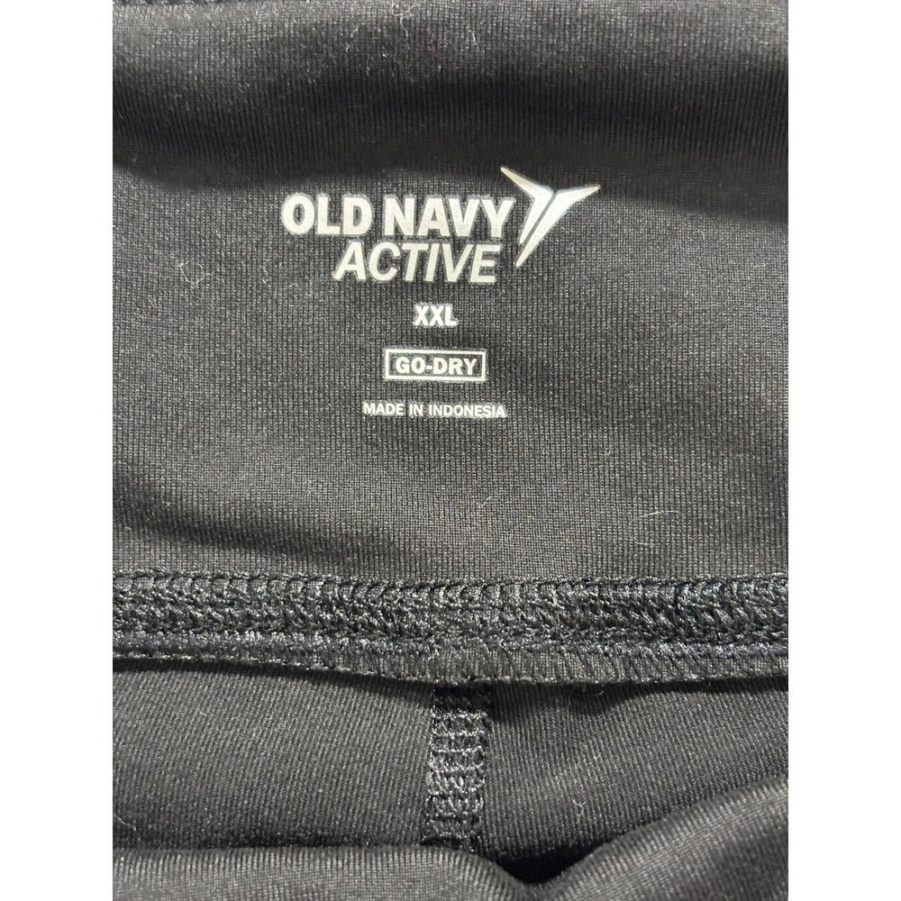 Old Navy Active XXL Black Womens Go-Dry Biker Shorts Athleisure Casual