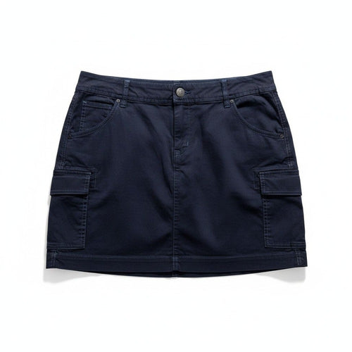 Ann Taylor LOFT Women's Navy Cargo Skirt Size 12