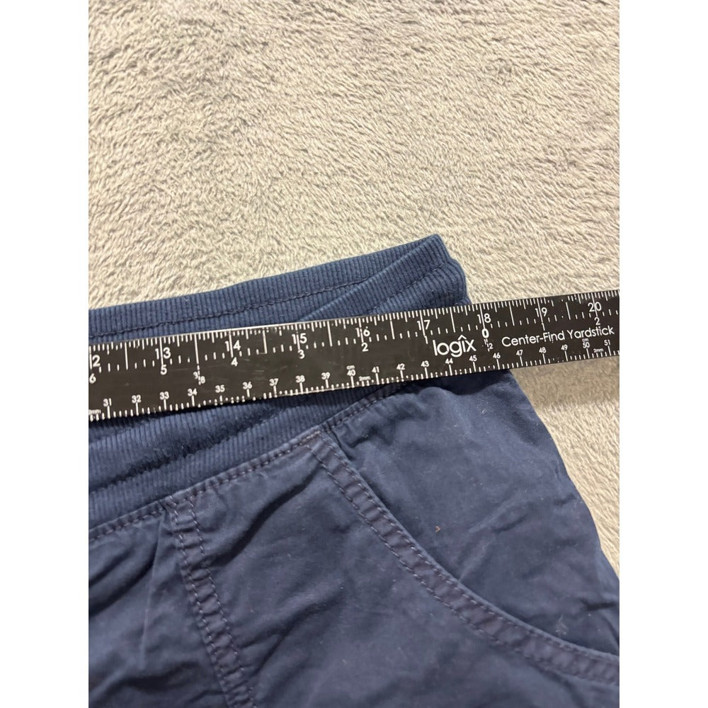 Sonoma 16 Navy Blue Womens Utility Shorts Drawstring Elastic Waist