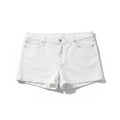 Gap 18R White Denim Girlfriend Shorts Womens Casual Coastal Stretch