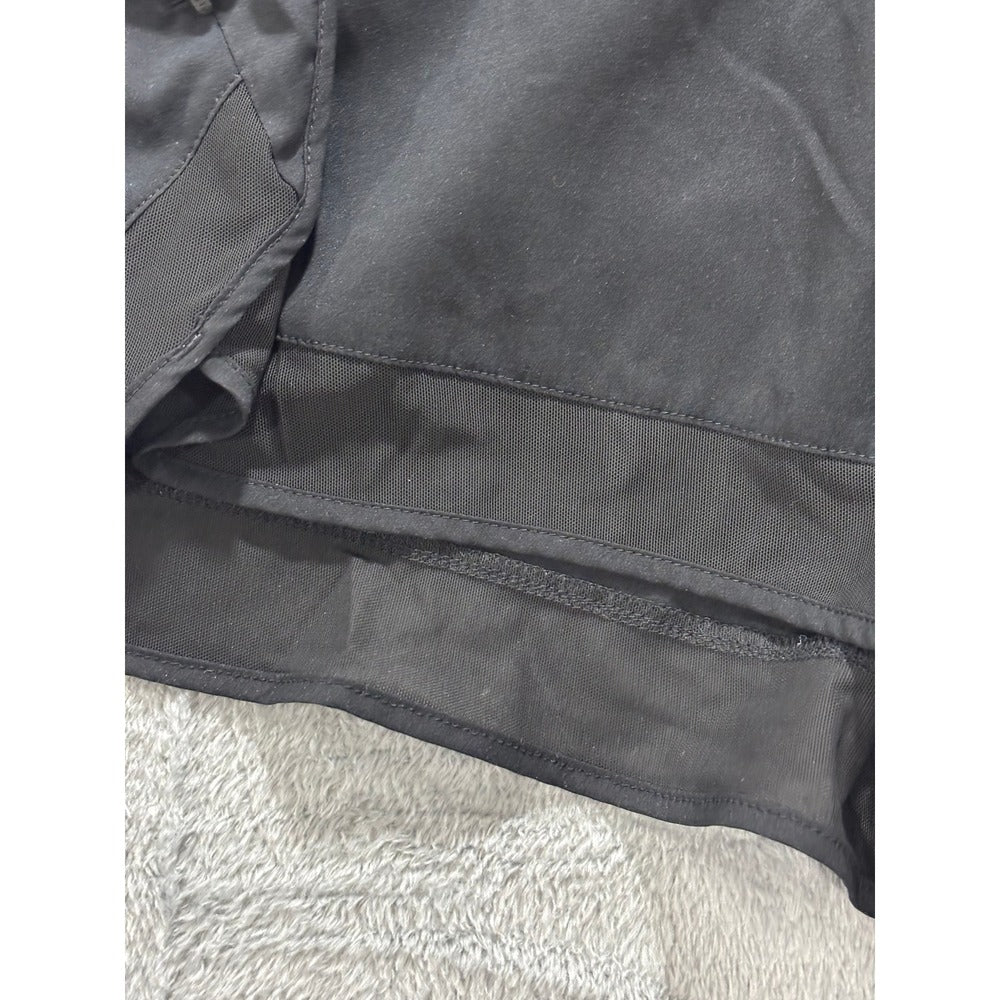 Athleta Mesh Racer Run Short 4in Womens 1X Black Running Athletic