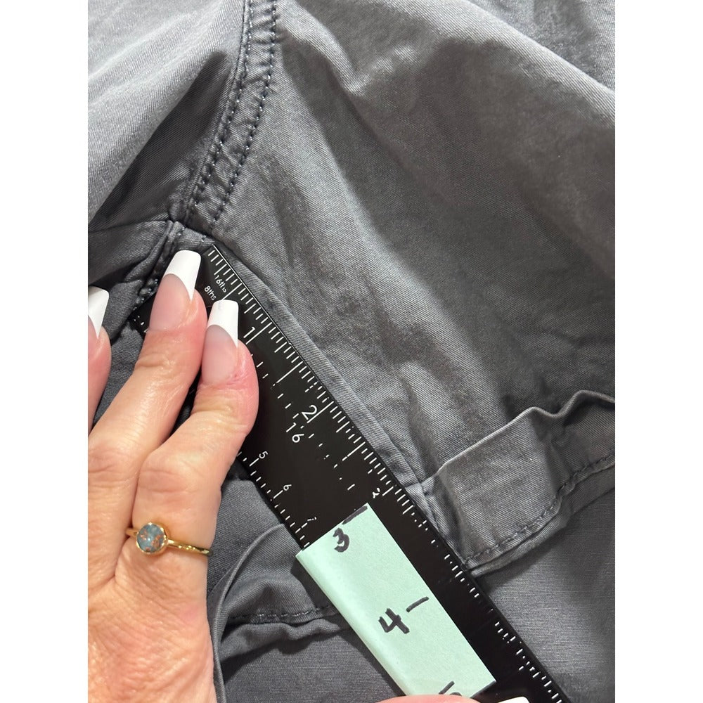 Sonoma Womens 16 Gray Casual Cargo Shorts Coastal Athleisure Summer Utility