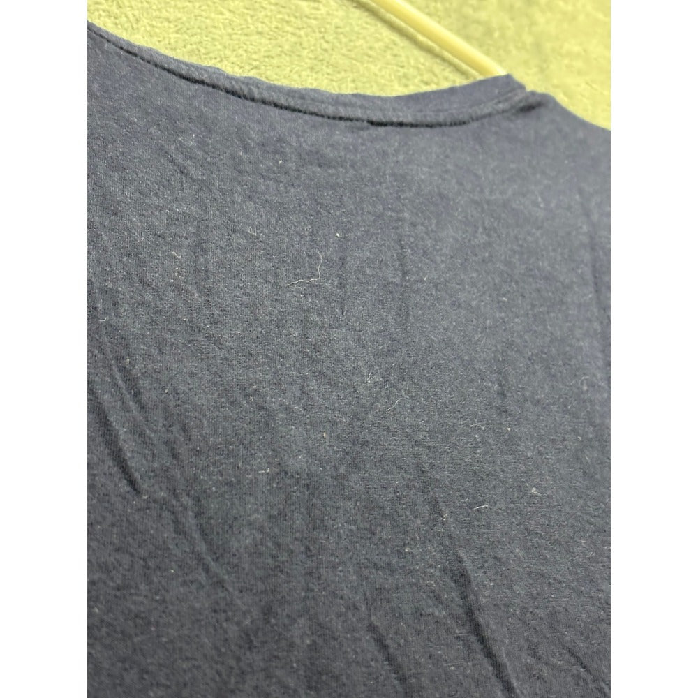 GAP XXL Navy Blue V-Neck Short Sleeve T-Shirt Womens Casual Essential Tunic