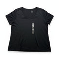 Banana Republic XXL Black Malibu Tee Womens V-Neck T-Shirt Casual Cozy