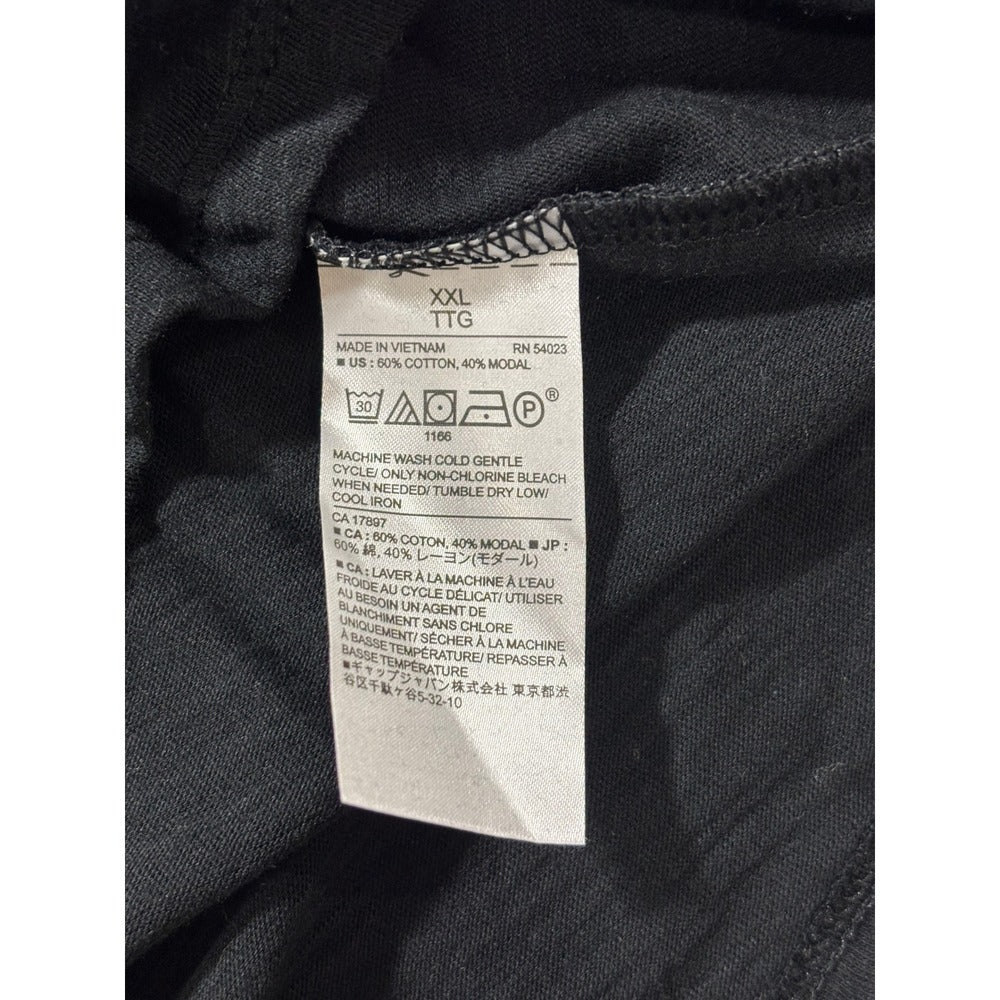 Banana Republic XXL Black Malibu Tee Womens V-Neck T-Shirt Casual Cozy