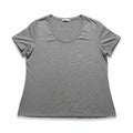 Banana Republic XXL Gray Malibu Tee Womens Short Sleeve T-Shirt Casual Cozy