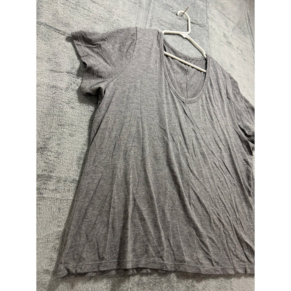Banana Republic XXL Gray Malibu Tee Womens Short Sleeve T-Shirt Casual Cozy