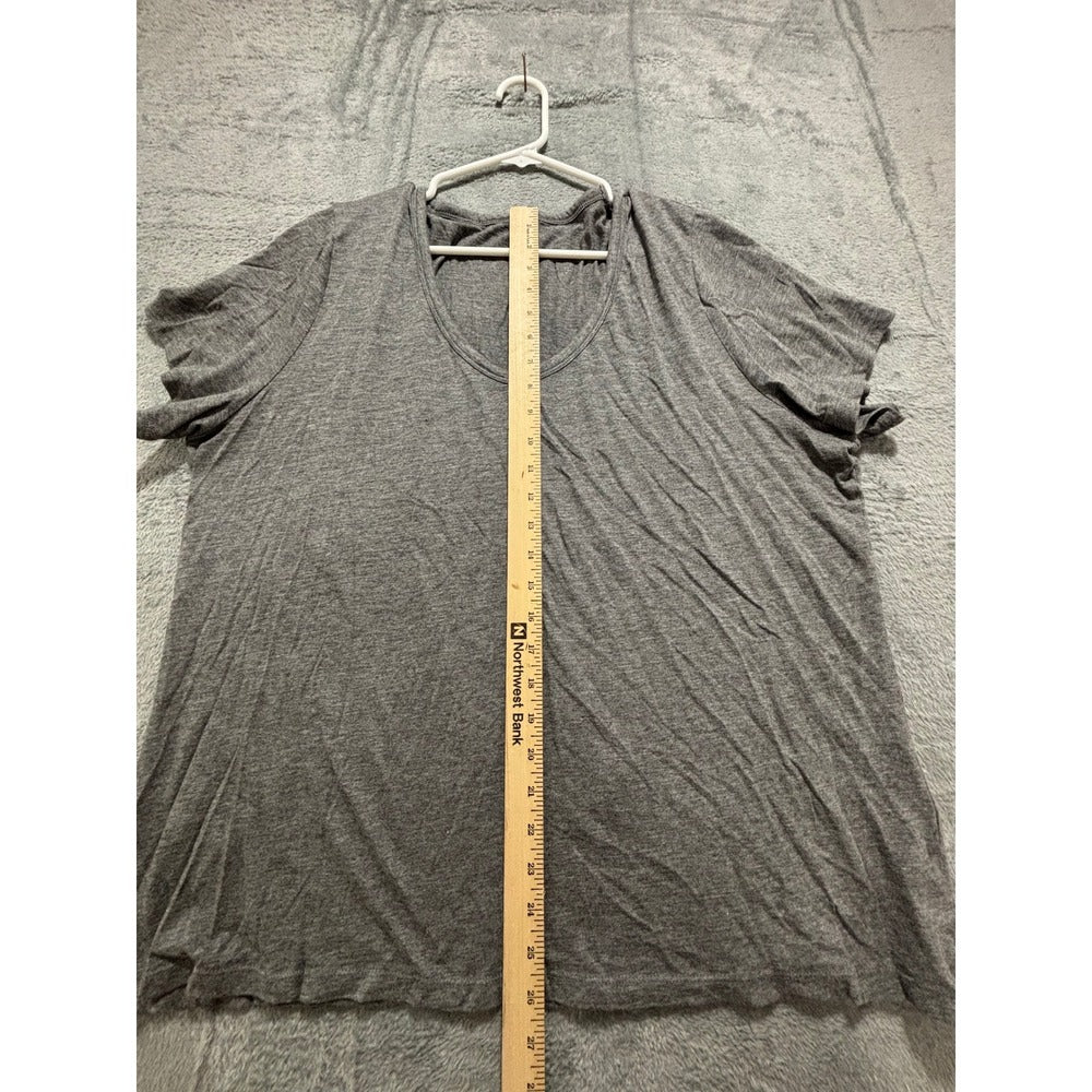 Banana Republic XXL Gray Malibu Tee Womens Short Sleeve T-Shirt Casual Cozy