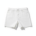 GAP 33R Womens White Denim High Rise Shorts 7 IN HR SHORT Boho Casual