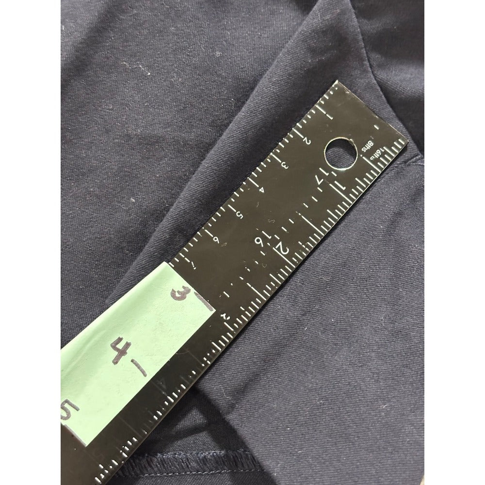 Spanx XL Classic Navy Polished 4" Short Womens Casual Athleisure Preppy