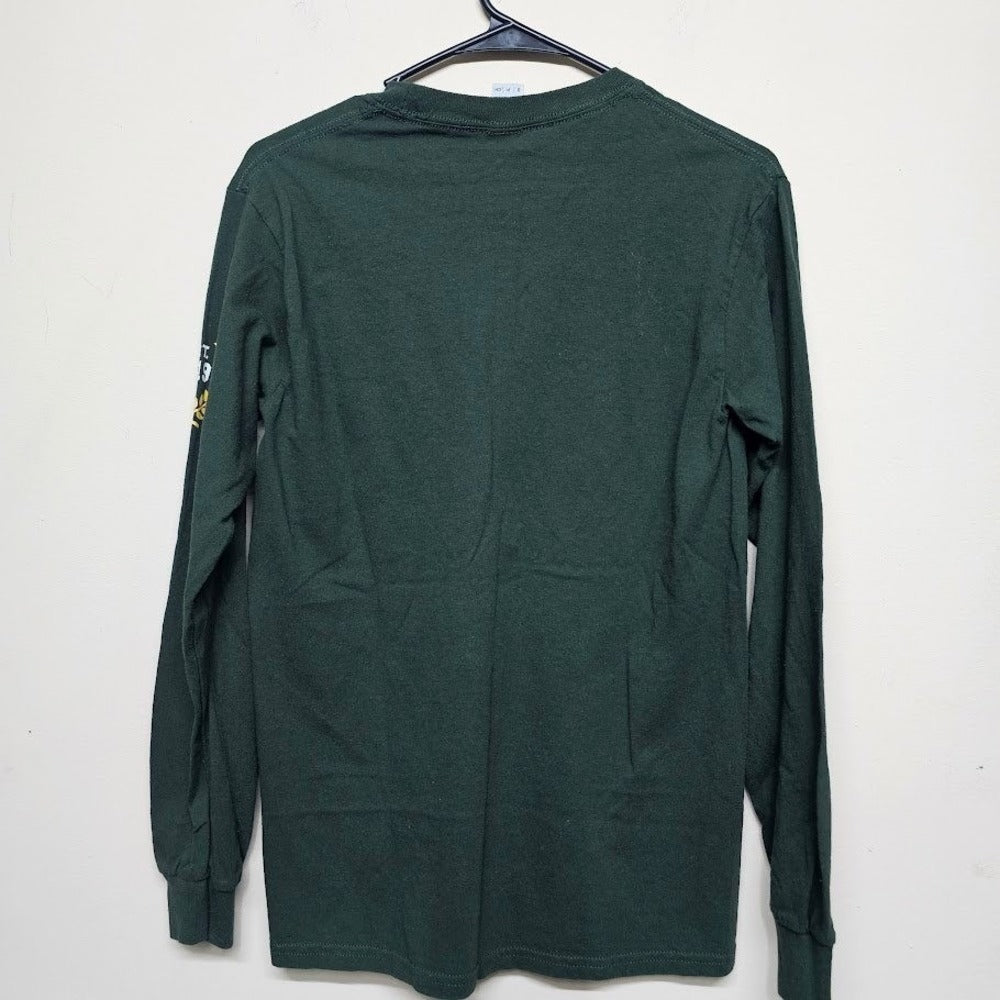Green Bay Packers NFL Football Long Sleeve Graphic T-Shirt Men's S Green Yellow