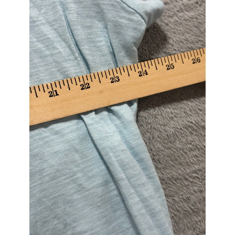 GAP XXL Light Blue V-Neck Easy Tee Womens Short Sleeve Casual Cotton Shirt