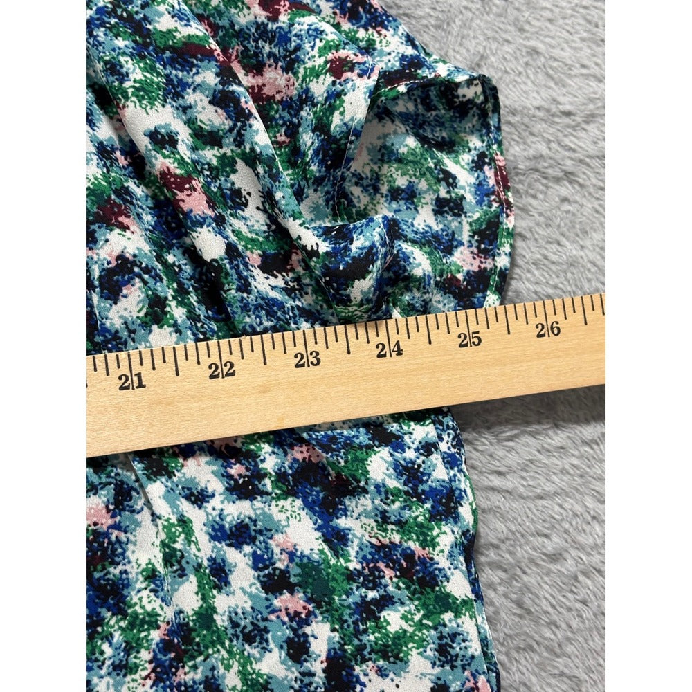 Banana Republic XL Womens Multicolor V-Neck Blouse Boho Casual NWT