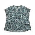 Banana Republic XL Womens Multicolor V-Neck Blouse Boho Casual NWT