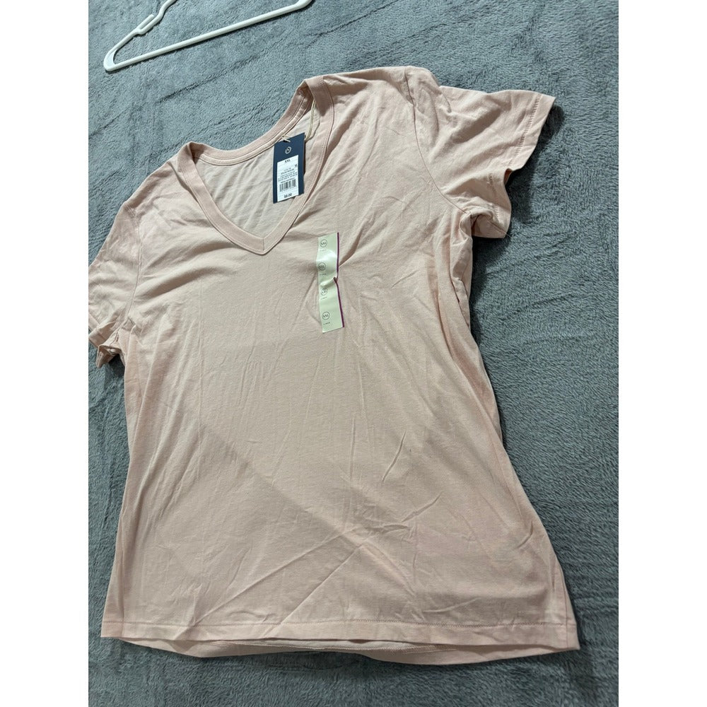 Universal Thread XXL Heirloom Pink Womens V-Neck T-Shirt Casual Boho Cozy