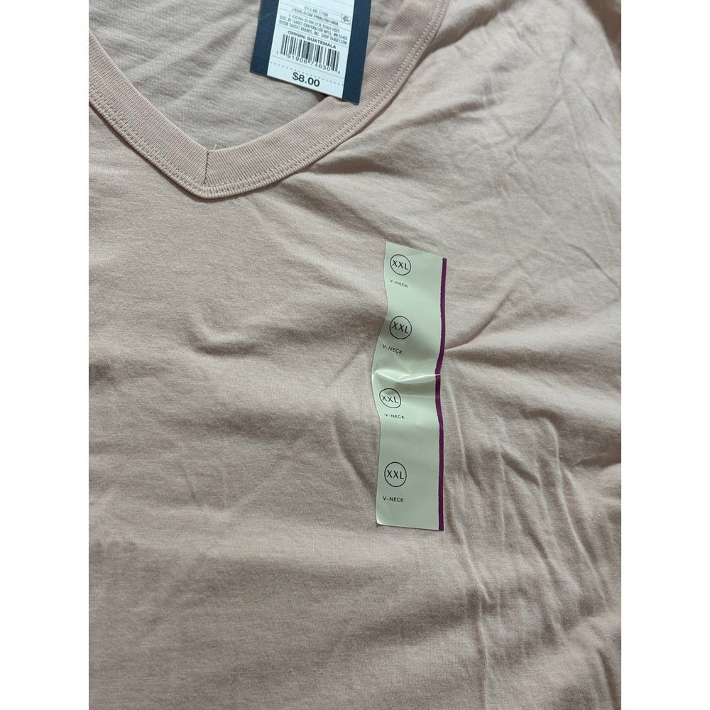Universal Thread XXL Heirloom Pink Womens V-Neck T-Shirt Casual Boho Cozy