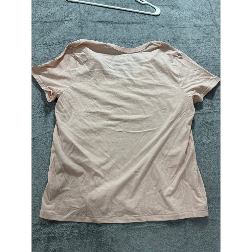 Universal Thread XXL Heirloom Pink Womens V-Neck T-Shirt Casual Boho Cozy