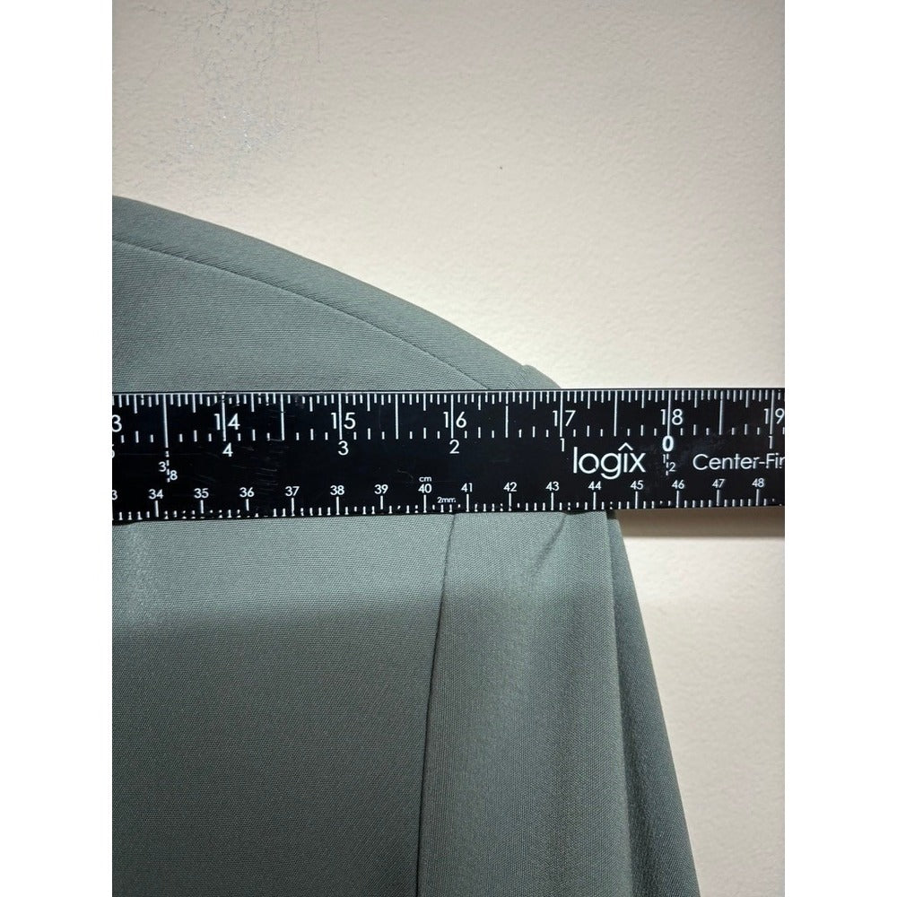 Paul Harris Design Sage Green Blazer Womens Large Career Office Jacket
