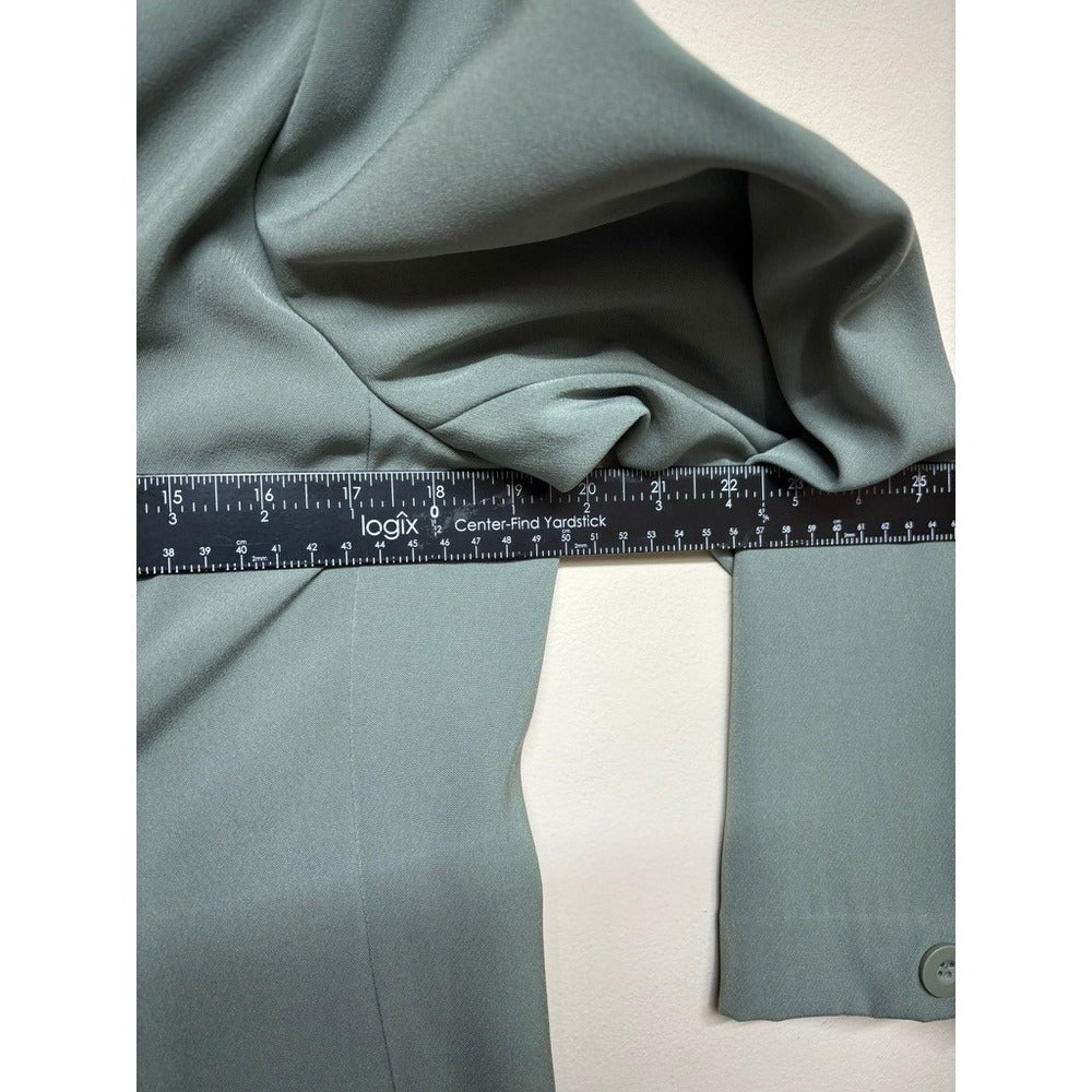 Paul Harris Design Sage Green Blazer Womens Large Career Office Jacket