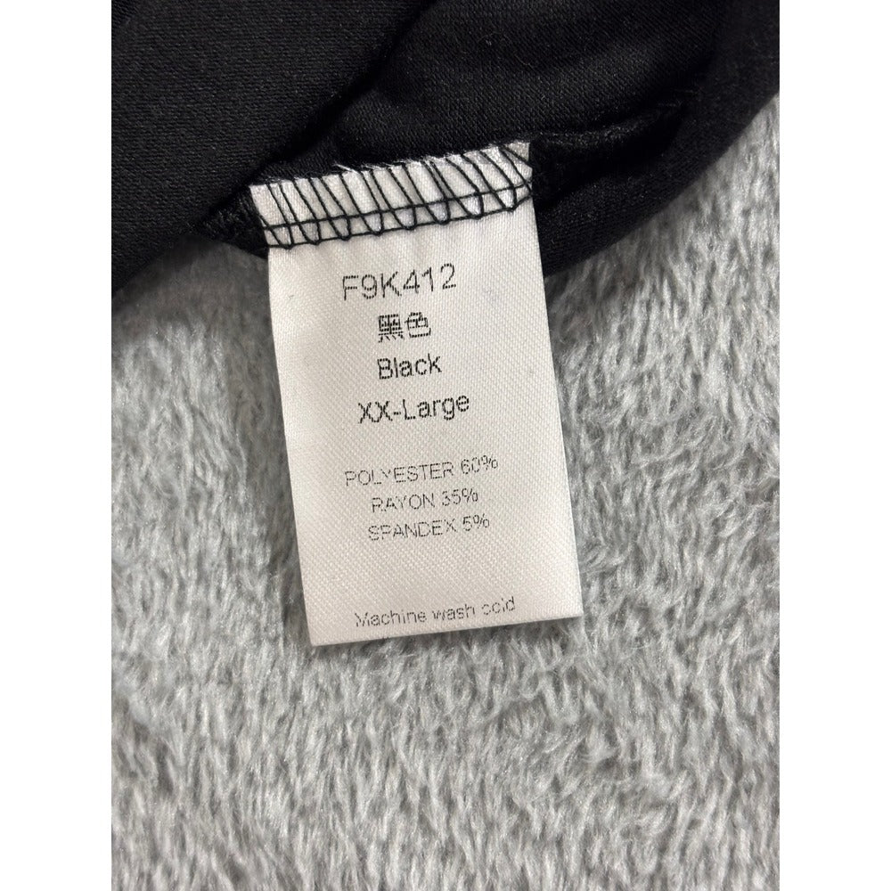 Womens XXL Black V-Neck Sleeveless Tank Top Casual Minimalist Relaxed Fit Basic