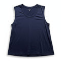 Banana Republic XL Navy Blue Malibu Tee Tank Top Womens Casual Minimalist Soft