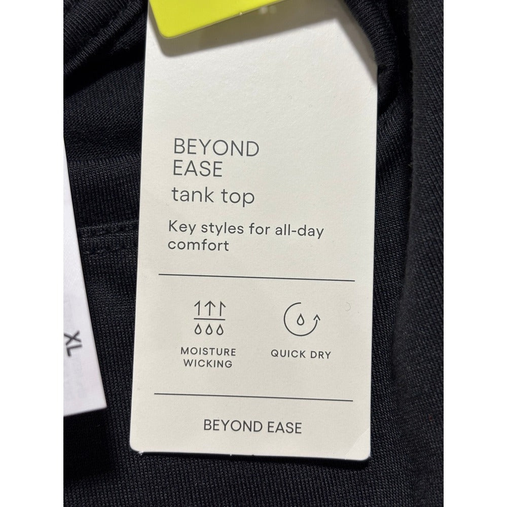 All in Motion XL Black Beyond Ease Tank Top Womens Athleisure Casual Gym Yoga
