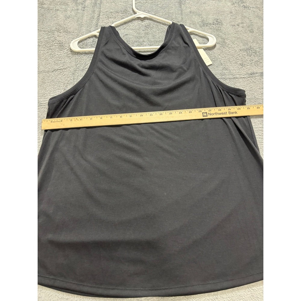 All in Motion XL Black Beyond Ease Tank Top Womens Athleisure Casual Gym Yoga