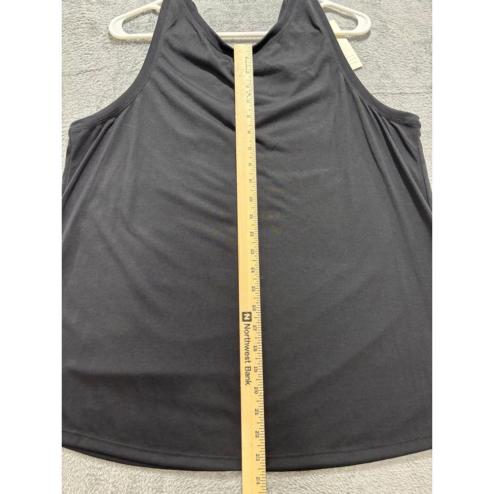 All in Motion XL Black Beyond Ease Tank Top Womens Athleisure Casual Gym Yoga