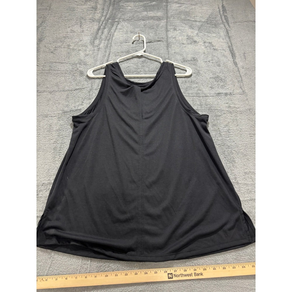 All in Motion XL Black Beyond Ease Tank Top Womens Athleisure Casual Gym Yoga
