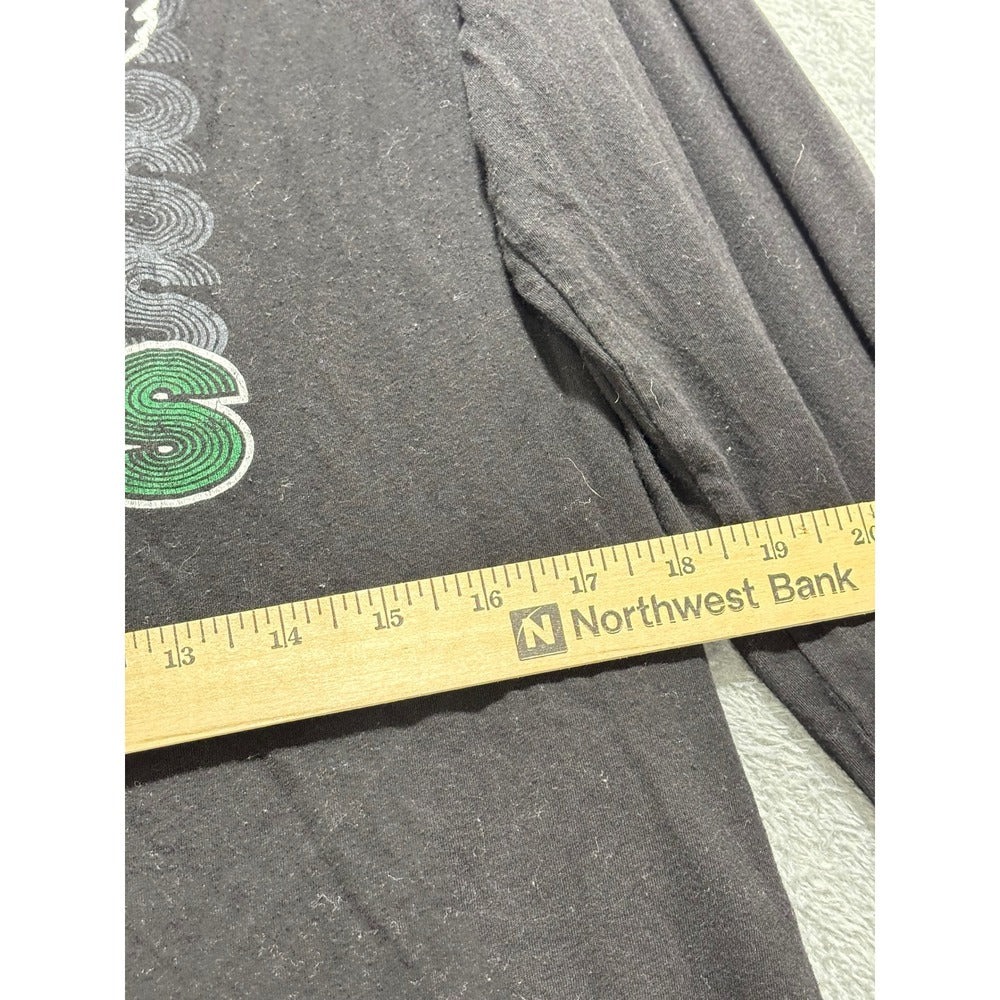 NFL Team Apparel Philadelphia Eagles 2XL Black Long Sleeve Shirt Vintage Casual