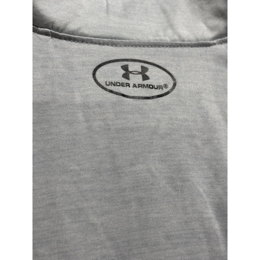 Under Armour XL Gray 1/4 Zip Pullover Womens Athleisure Casual Long Sleeve Shirt