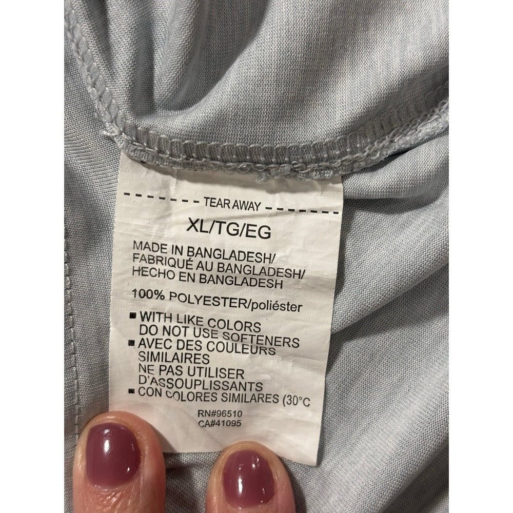 Under Armour XL Gray 1/4 Zip Pullover Womens Athleisure Casual Long Sleeve Shirt