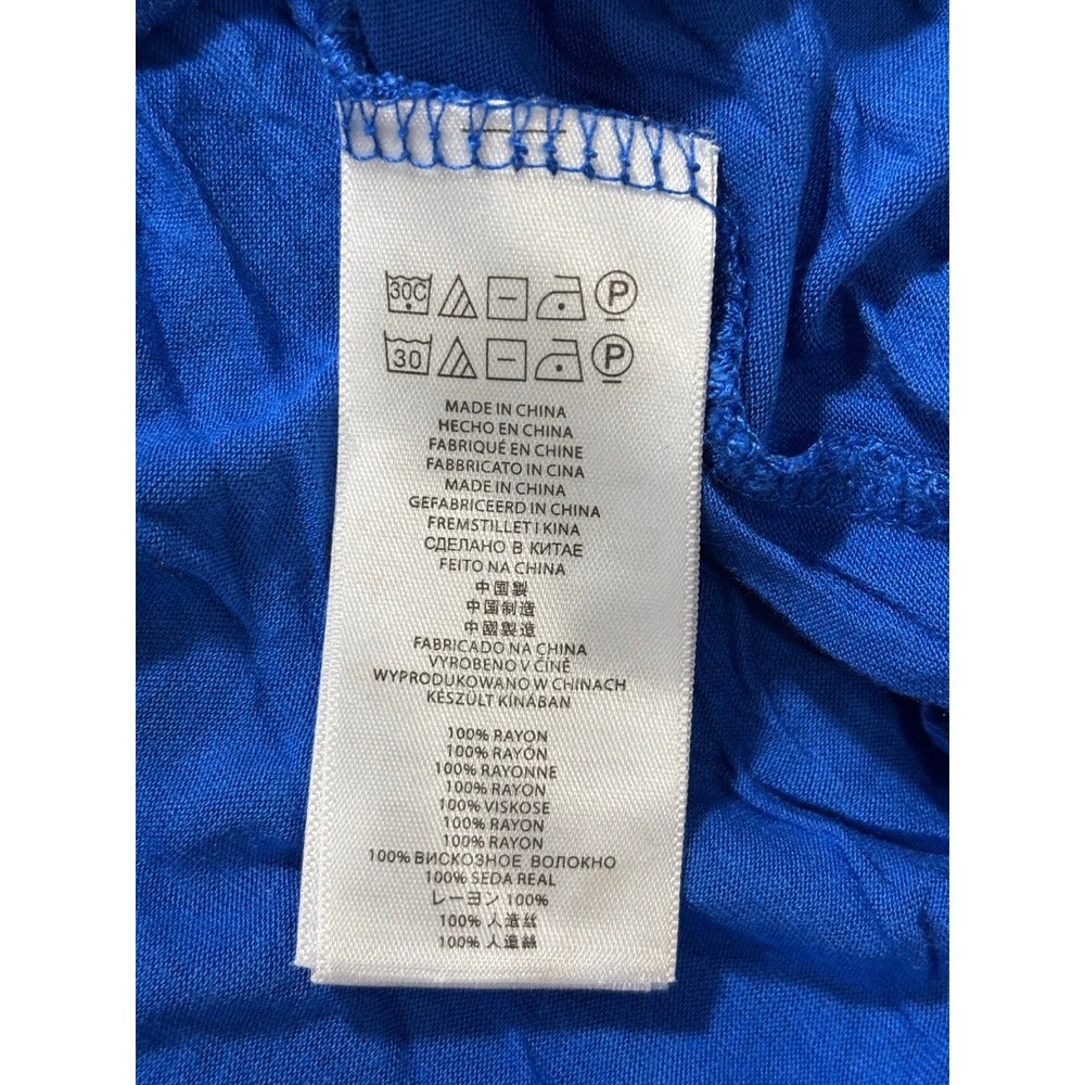 Michael Kors XL Blue Blouse Womens Boho Casual Top