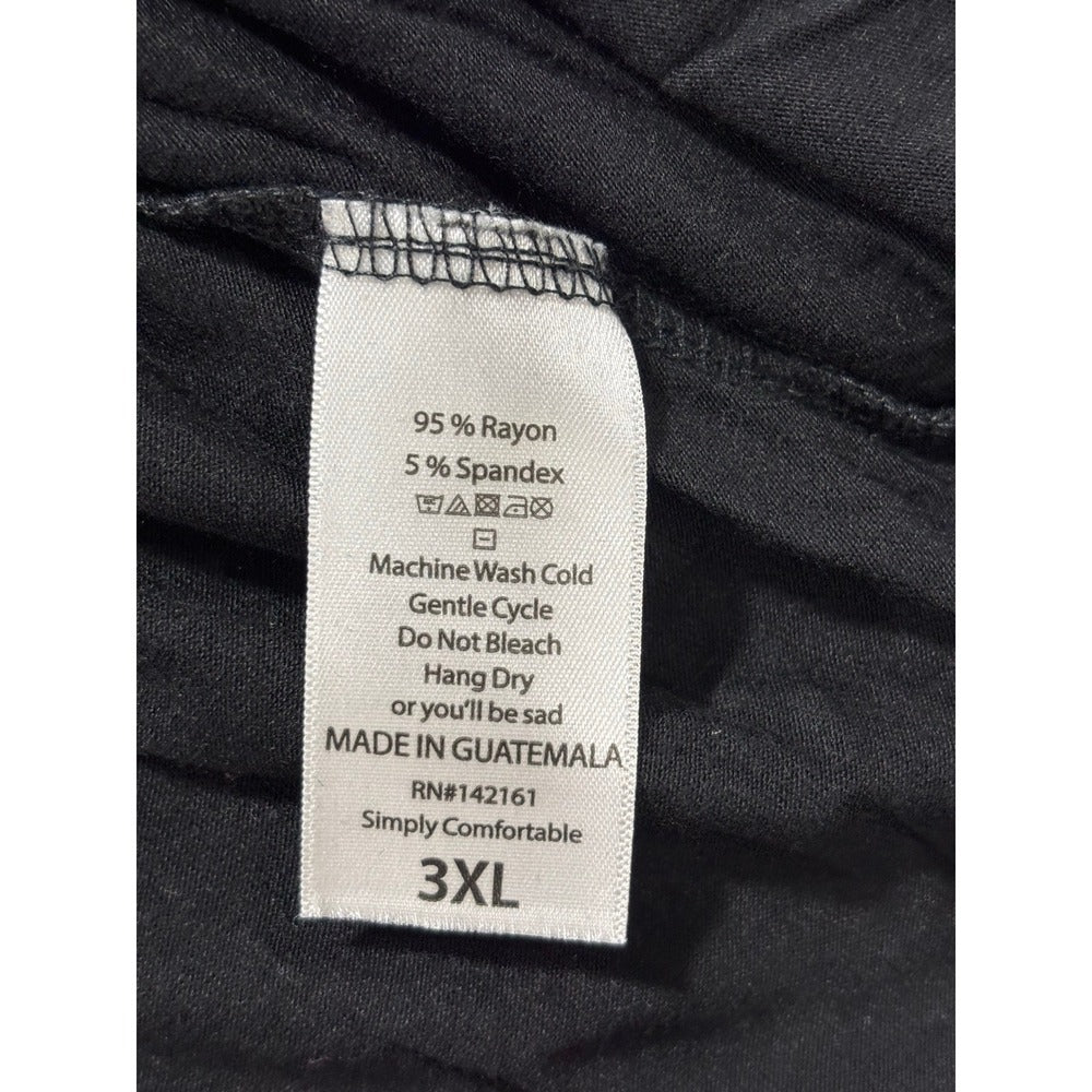 LuLaRoe 3XL Womens Black Green Raglan Baseball Tee Shirt Casual Athleisure