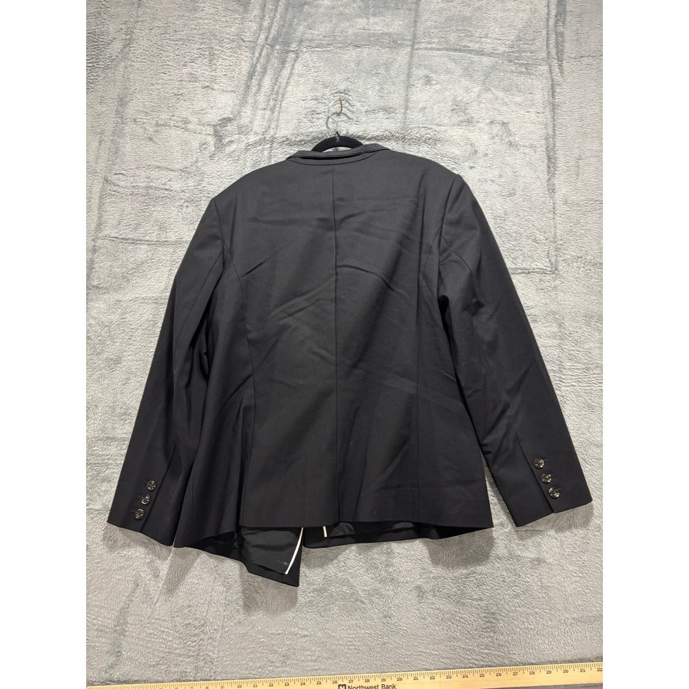 Vince Camuto 18W Black Blazer Womens Plus Size Professional Career Casual